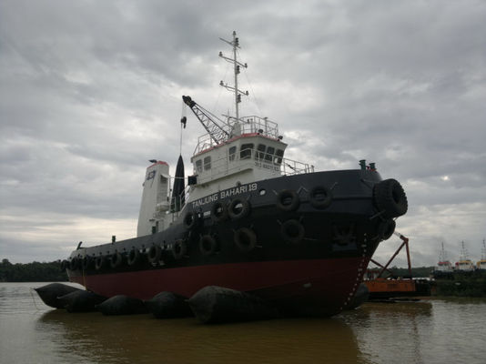 品質  5 Layers Ship Launching Airbags Docking Natural Rubber Marine Salvage Airbags 工場