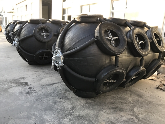 オーダーメイド 海上用 氣圧用ゴムフェンダー スリング型 充気式
