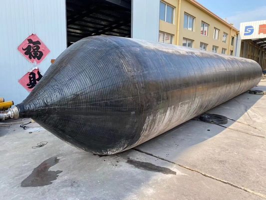 重荷船 大型船 の 打ち上げ エアバッグ